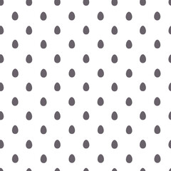 Seamless pattern with gray dots on a white background. This simple and versatile design is perfect for textiles, packaging, stationery, wallpaper and other decorative items.
