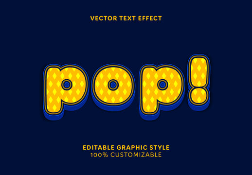 Dotted Comic Pop Art Text Effect