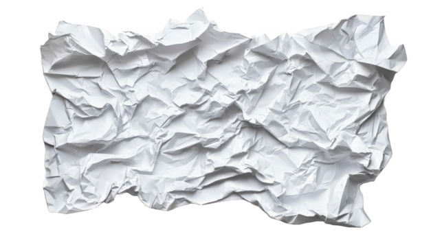 crumpled paper ball