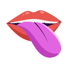 Cartoon Lips illustration