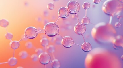 A visualization of chemical reactions forming a beautiful interconnected molecular web.