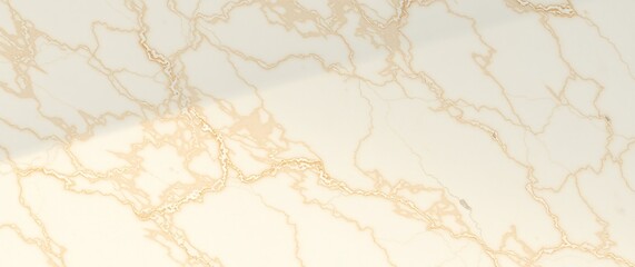 Fototapeta premium Close-Up of Intricate Veining and Coloration in Carrara Marble with Vibrant Light and Shadow
