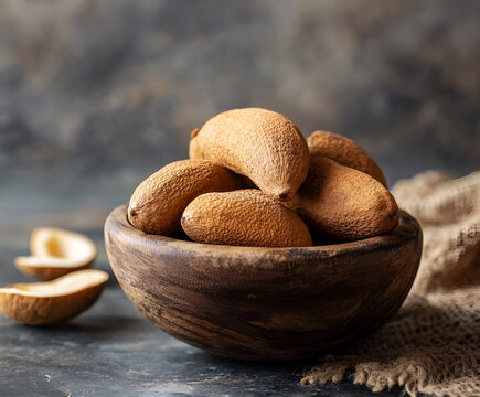 Tamarind fruit on the table