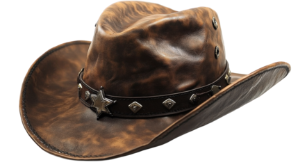 cowboy hat isolated on white
