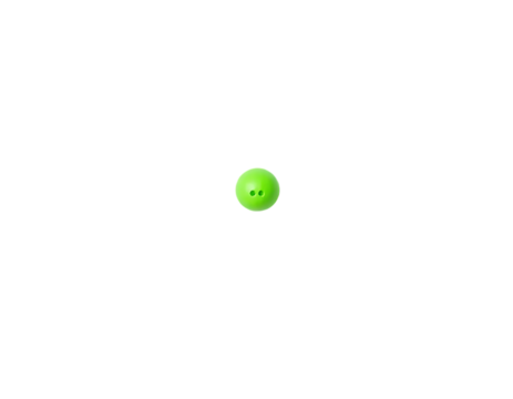 A single, isolated green button.