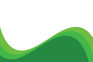 abstract green background with waves