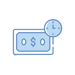 Pay Later Vector icon