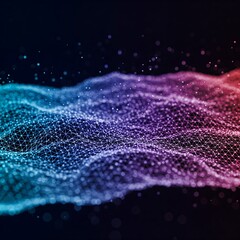 Background Template Abstract Network Connection Technology