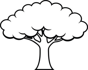 abstract tree vector