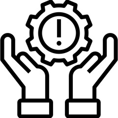 Risk Management Icon