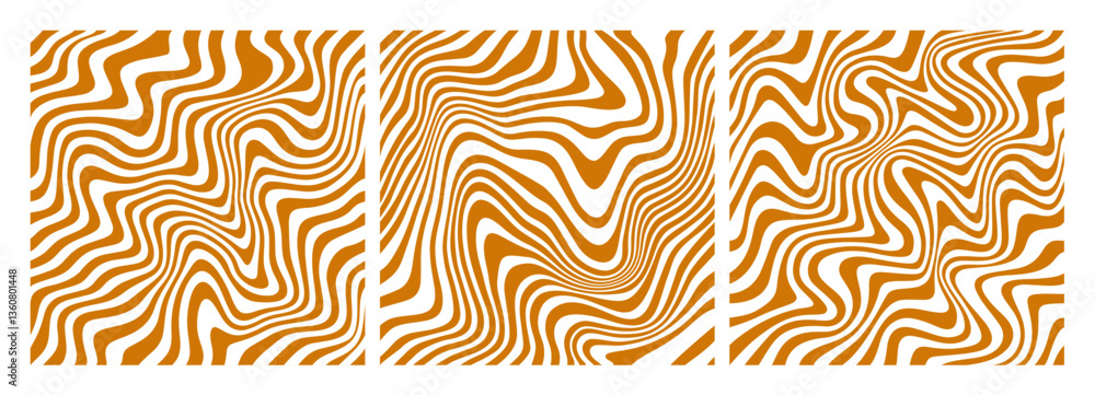 Poster swirl caramel seamless patterns. vector chocolate and milk splash background. abstract peanut butter
