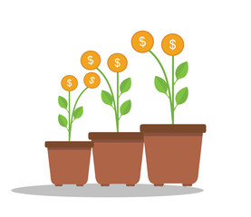 Investment for passive income concept, business or investation background.