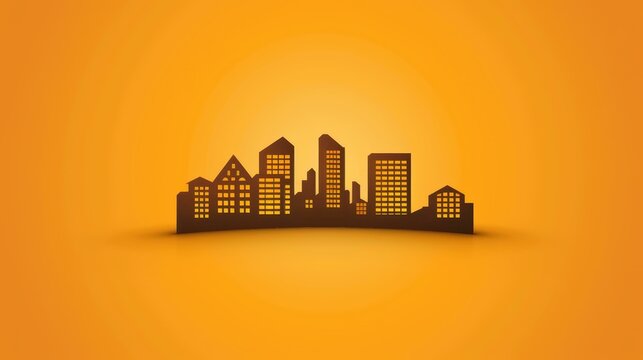 Sleek and modern real estate logo template designed for elegance and professionalism in your brand identity.