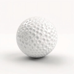 golf ball on white background
