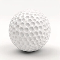 golf ball on white background