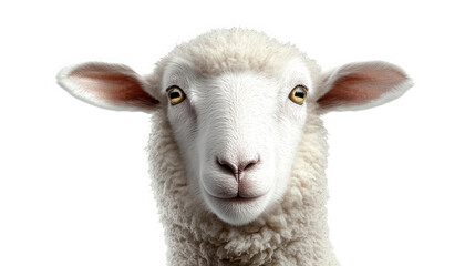 Fototapeta premium sheep isolated on white