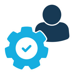 Manager Icon Duo Tone Style for Team Building Pack Icon Themes