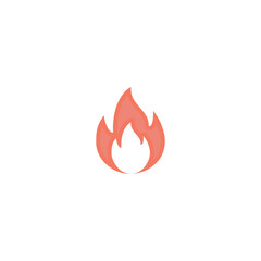 fire icon vector illustration logo design