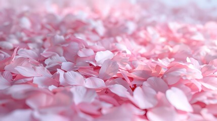 Obraz premium Soft-focus cherry blossom petals.