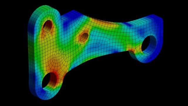 Mechanic simulation - Stress analysis of metal part