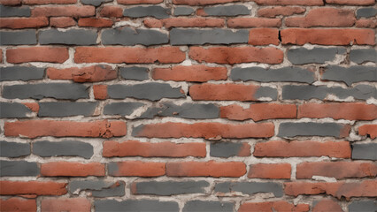 Brick wall background. Old brick wall texture. Seamless brick wall. 