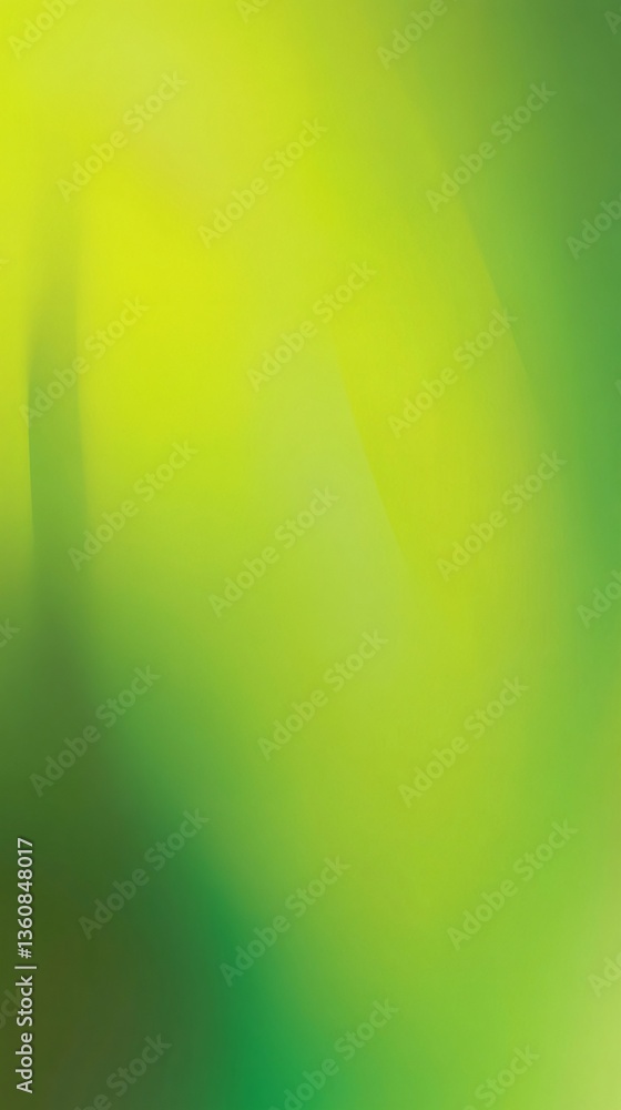Poster green and yellow gradient background creating a vibrant and modern design