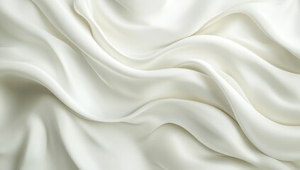 Obraz premium White Silk Drape Texture Background. (1)