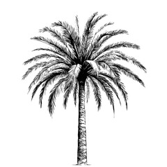 Obraz premium Palm Tree Vector EPS 