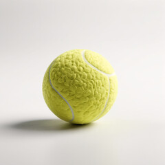 tennis ball on white background