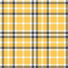 Pale White Seamless Tartan with Metallic Maize accents Textile Design