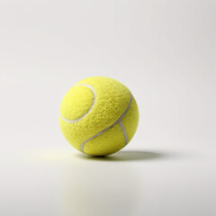 tennis ball on white background