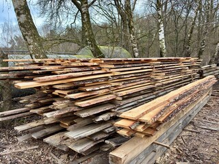 stack of planks
