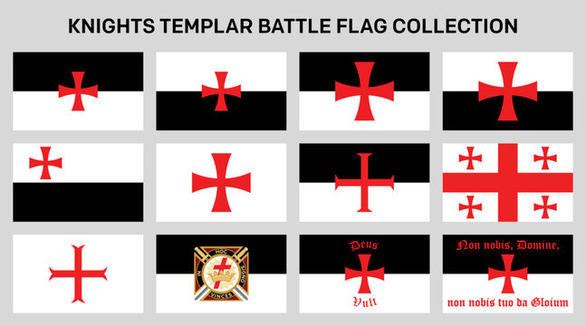 Knights Templar Battle Flag Collection