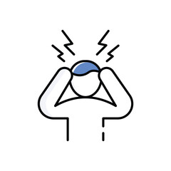 Stress  Vector icon