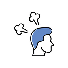 Anxiety  Vector icon