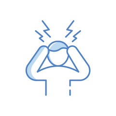 Stress  Vector icon