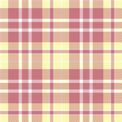 Pale White Seamless Tartan with Pale Dirty Pink accents Textile Design