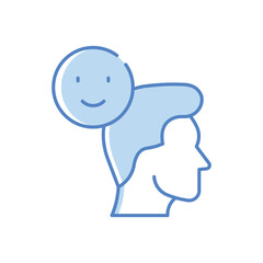 Positive Attitude Vector icon