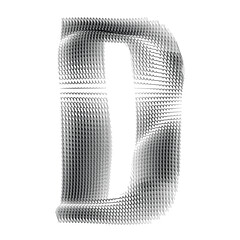 Satin Alphabets - Letter D