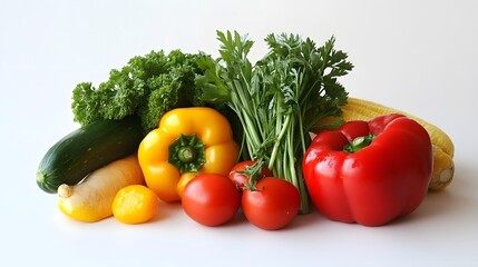Fresh vegetables creating a colorful and healthy still life