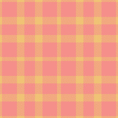 Modern Seamless Tartan in Light Sand tones Textile Design