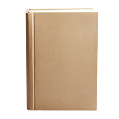 Naklejka premium Brown Book Blank Cover Mockup Design Template,