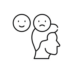 Critical Thinking Vector icon