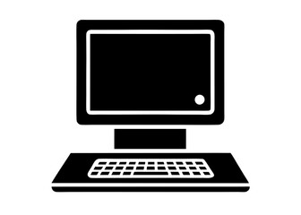Fototapeta premium A Minimalist Icon of Modern Computing