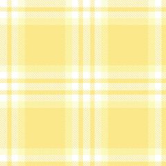 Metallic White and Muted Wheat Seamless Tartan Textile Design
