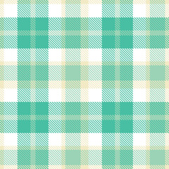 Bright Pale Seamless Tartan with Pale White accents Textile Design