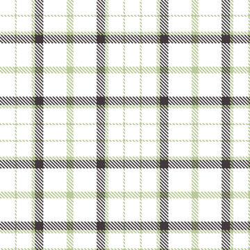 Modern Seamless Tartan in Metallic White tones Textile Design Variant 729