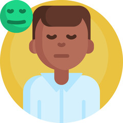 neutral Illustration on a white background.