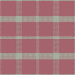 Vivid Cement Seamless Tartan with Deep Mauve accents Textile Design