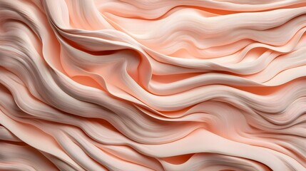 Abstract peach-toned waves.  Smooth, flowing texture. Ideal for backgrounds, design, and art.